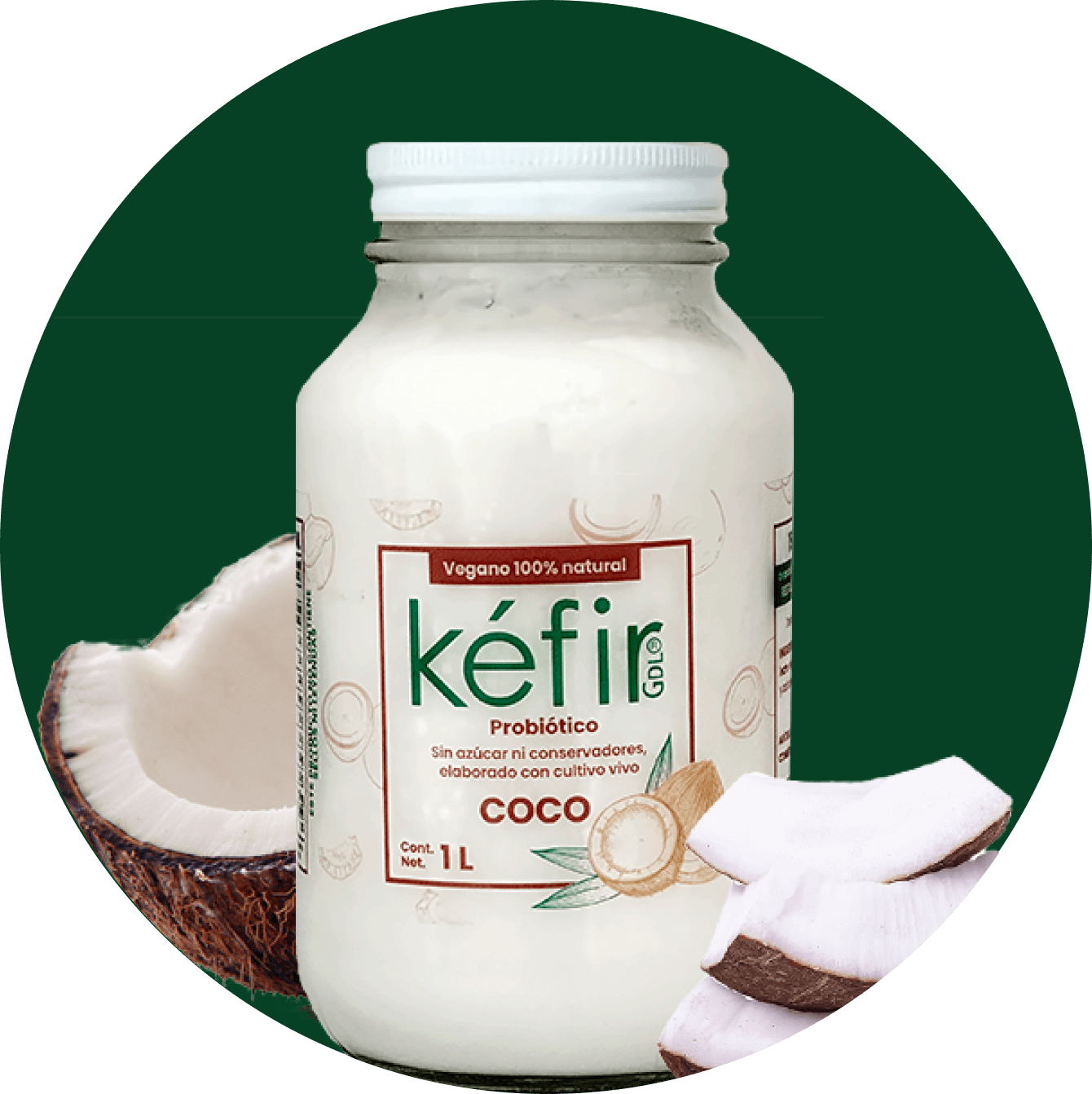 Kéfir Vegano Coco