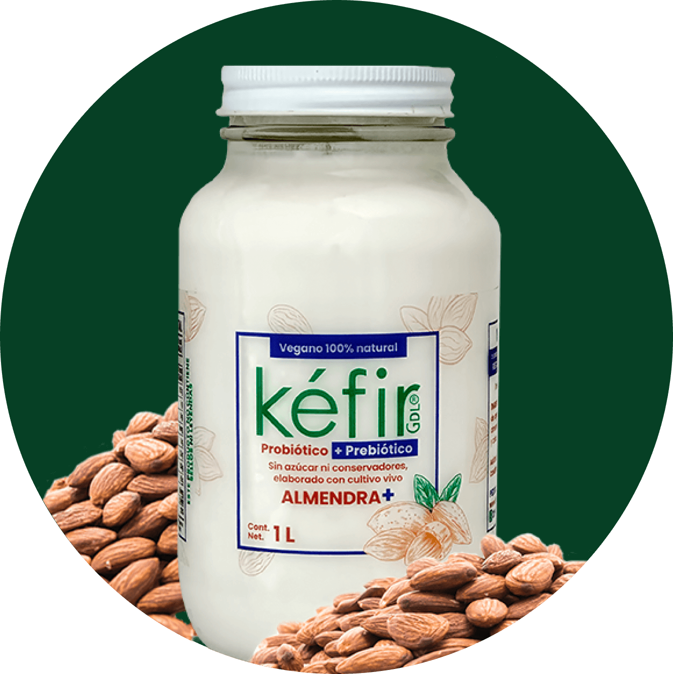 Kéfir Vegano + Almendra