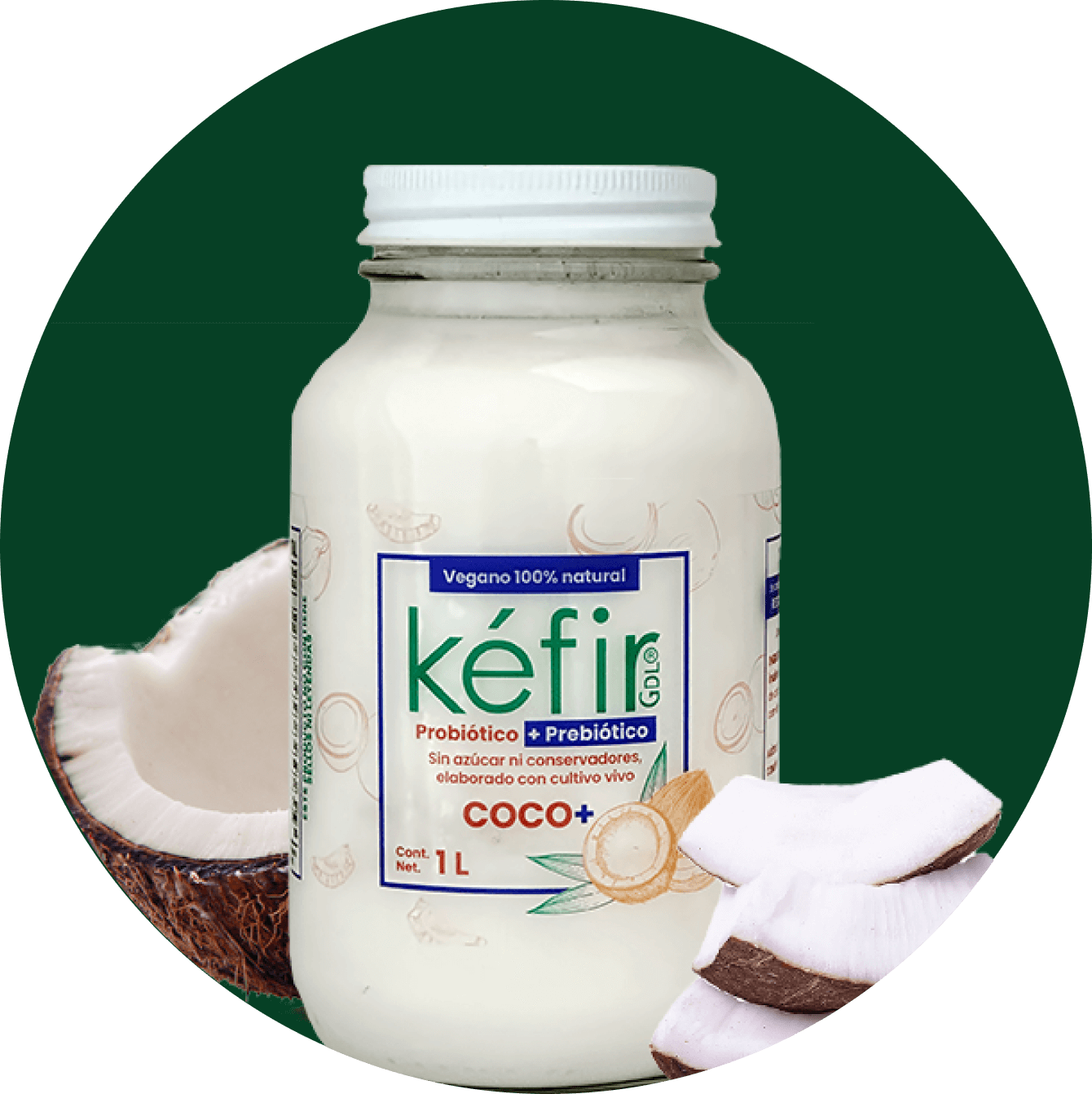 Kéfir Vegano + Coco